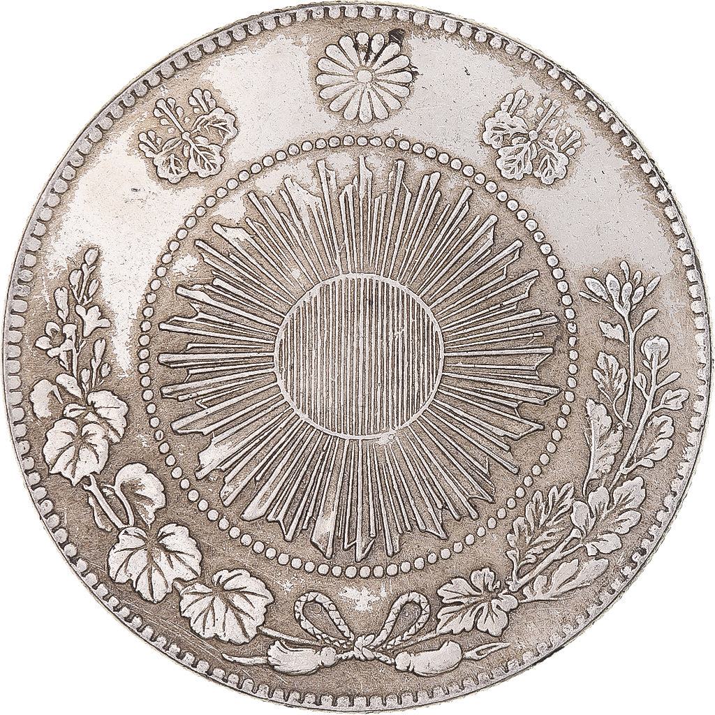 Monnaie, Japon, Mutsuhito, Yen, Yr.3(1870), Osaka, TTB, Argent, KM:5.1