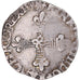Munten, Frankrijk, Henri III, 1/8 Ecu, 1583, Rennes, FR+, Zilver, Gadoury:485