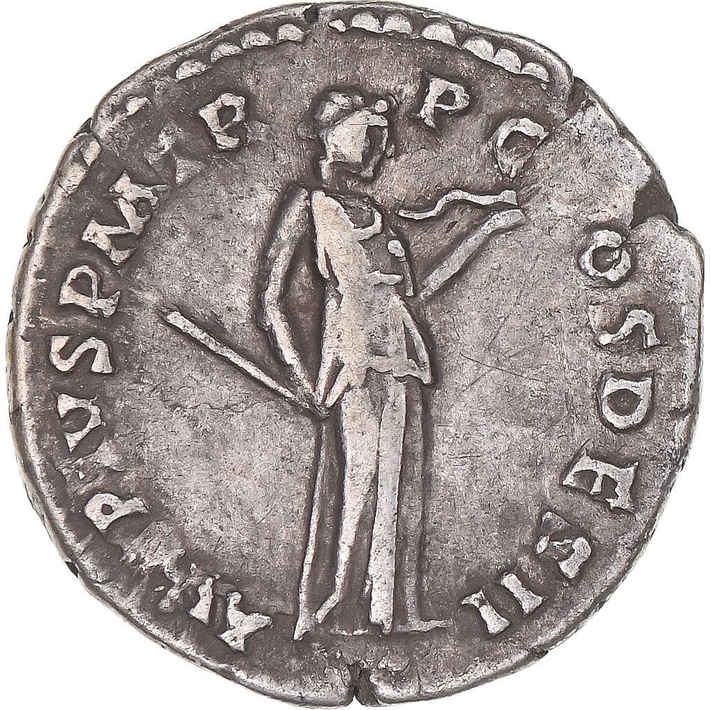 Coin, Antoninus Pius, Denarius, 138, Rome, VF(30-35), Silver, RIC:7 var.