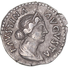 Coin, Faustina II, Denarius, 175, Rome, AU(50-53), Silver, RIC:195