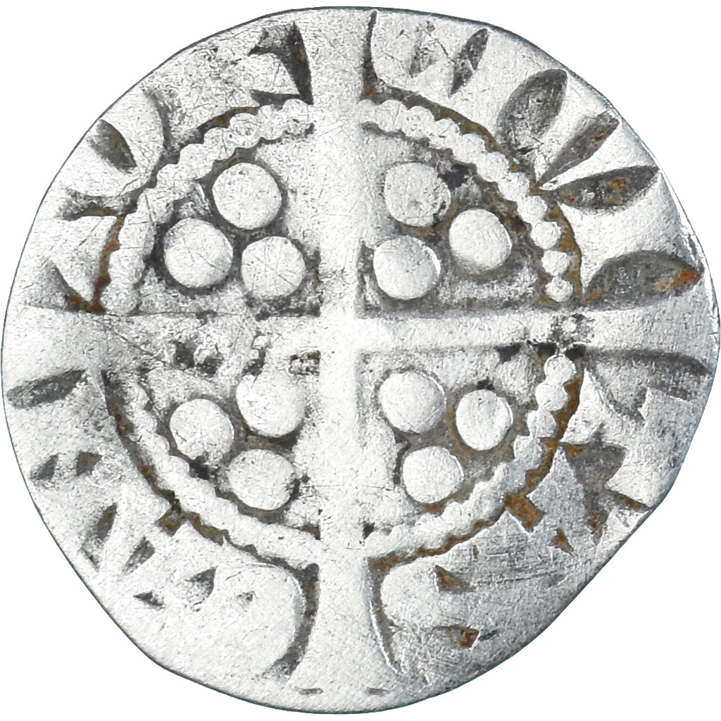 Coin, Great Britain, Edward I, II, III, Penny, Canterbury, VF(20-25), Silver