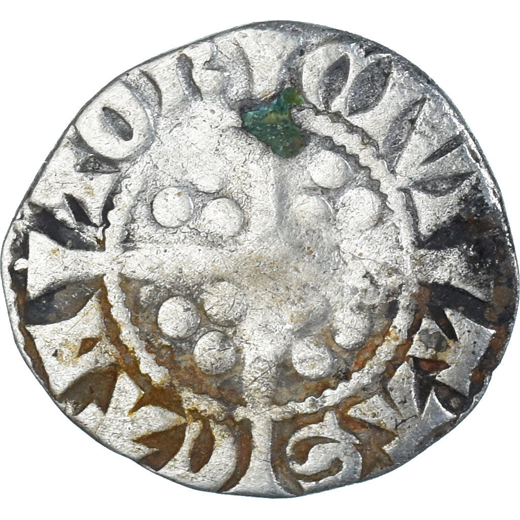 Coin, Great Britain, Edward I, II, III, Penny, Canterbury, VF(20-25), Silver