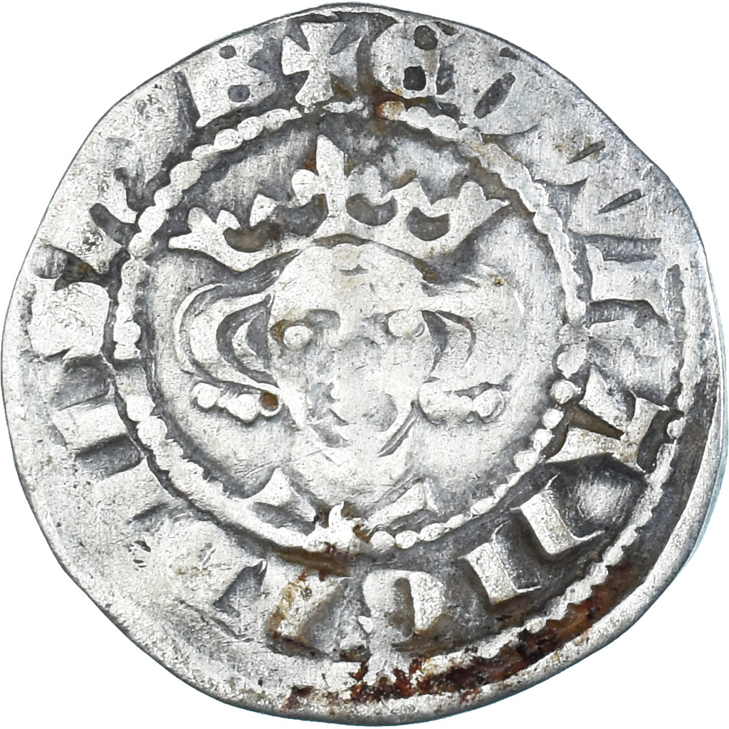 Coin, Great Britain, Edward I, II, III, Penny, Canterbury, EF(40-45), Silver