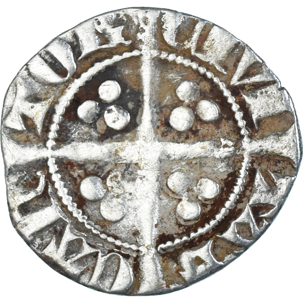 Coin, Great Britain, Edward I, II, III, Penny, Canterbury, EF(40-45), Silver