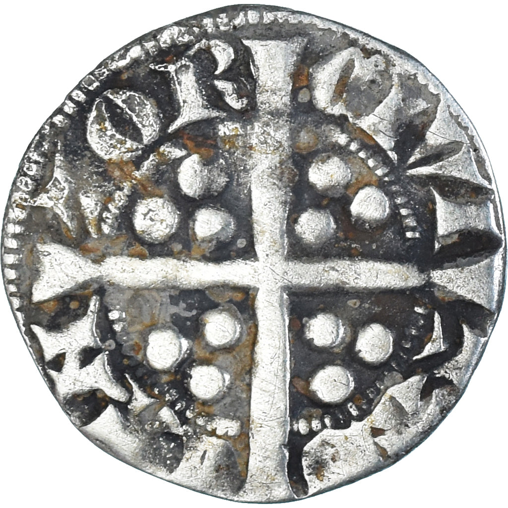 Coin, Great Britain, Edward I, II, III, Penny, Canterbury, EF(40-45), Silver