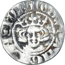 Coin, Great Britain, Edward I, II, III, Penny, Canterbury, EF(40-45), Silver