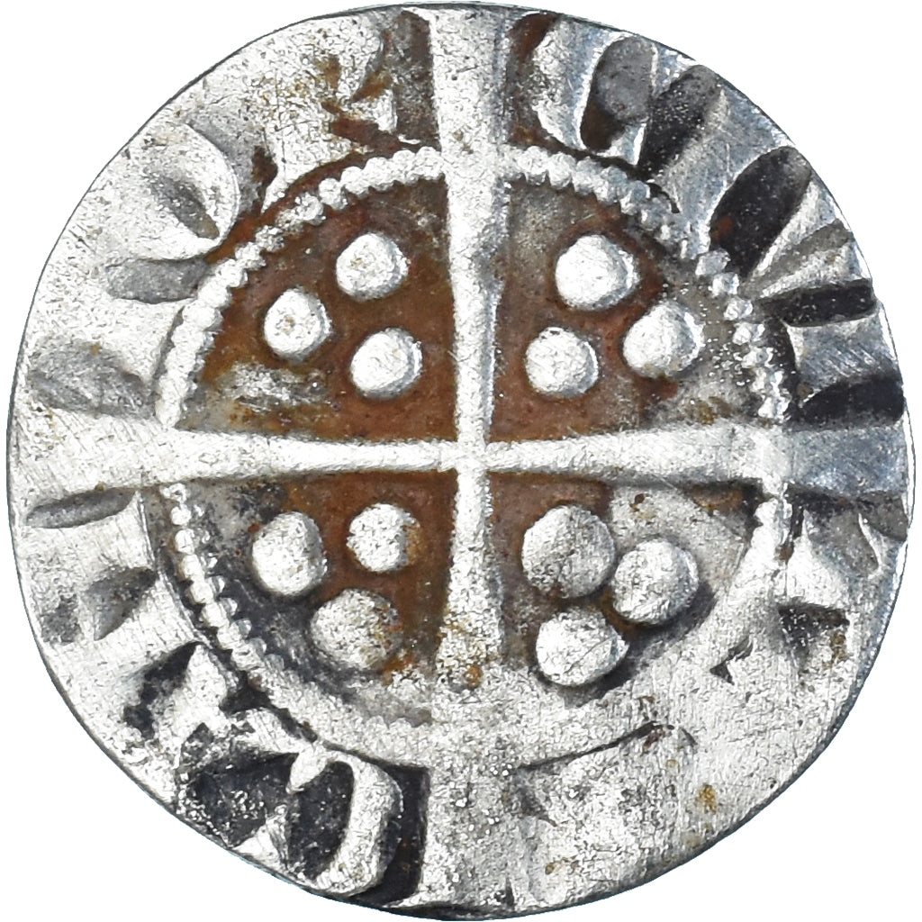 Coin, Great Britain, Edward I, II, III, Penny, Canterbury, EF(40-45), Silver