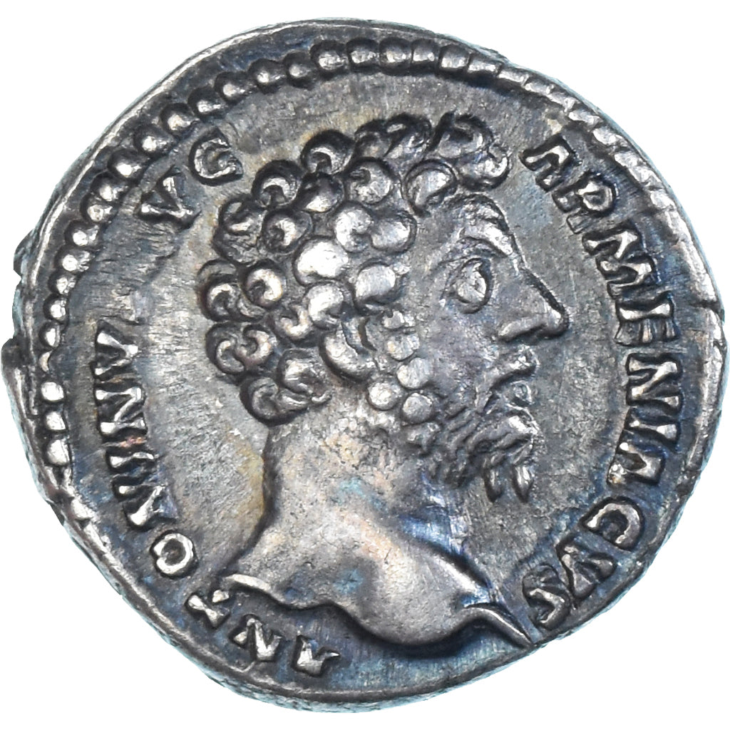 Moneta, Marcus Aurelius, Denarius, 163-164, Rome, SPL-, Argento, RIC:80