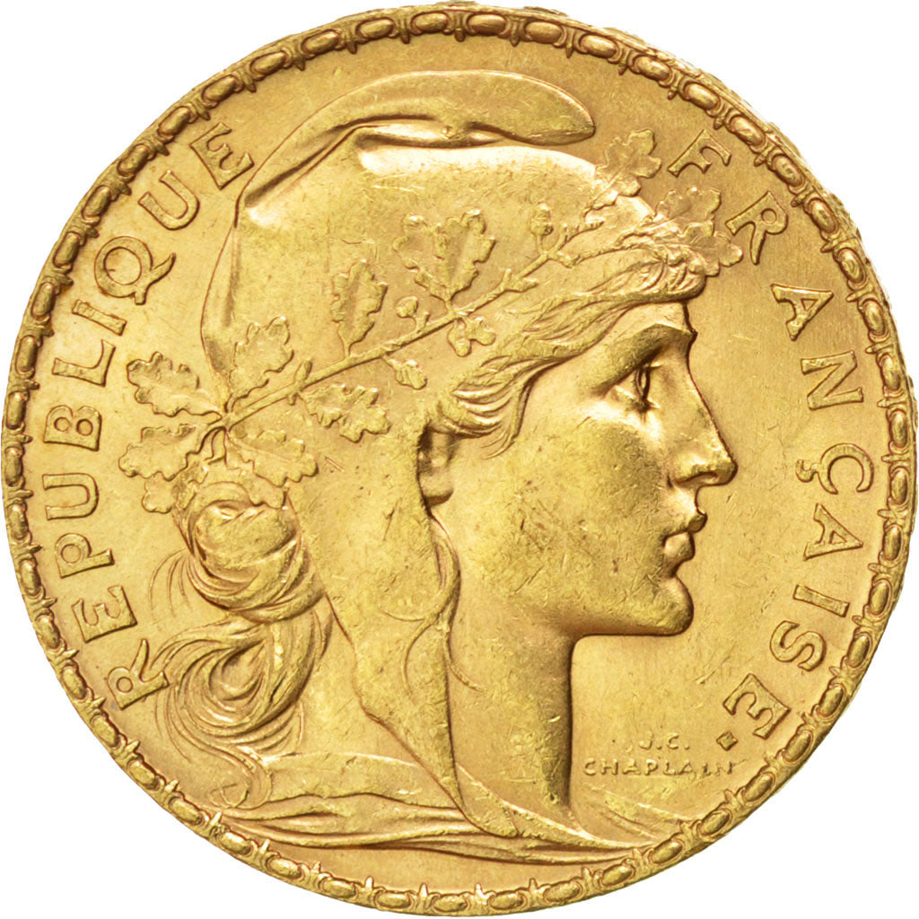 Francia, Marianne, 20 Francs, 1902, SPL-, Oro, KM:847, Gadoury:1064