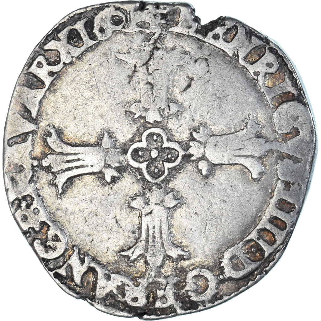 Münze, Frankreich, Henri IV, 1/4 Ecu, 1601, Bayonne, S+, Silber, Gadoury:597