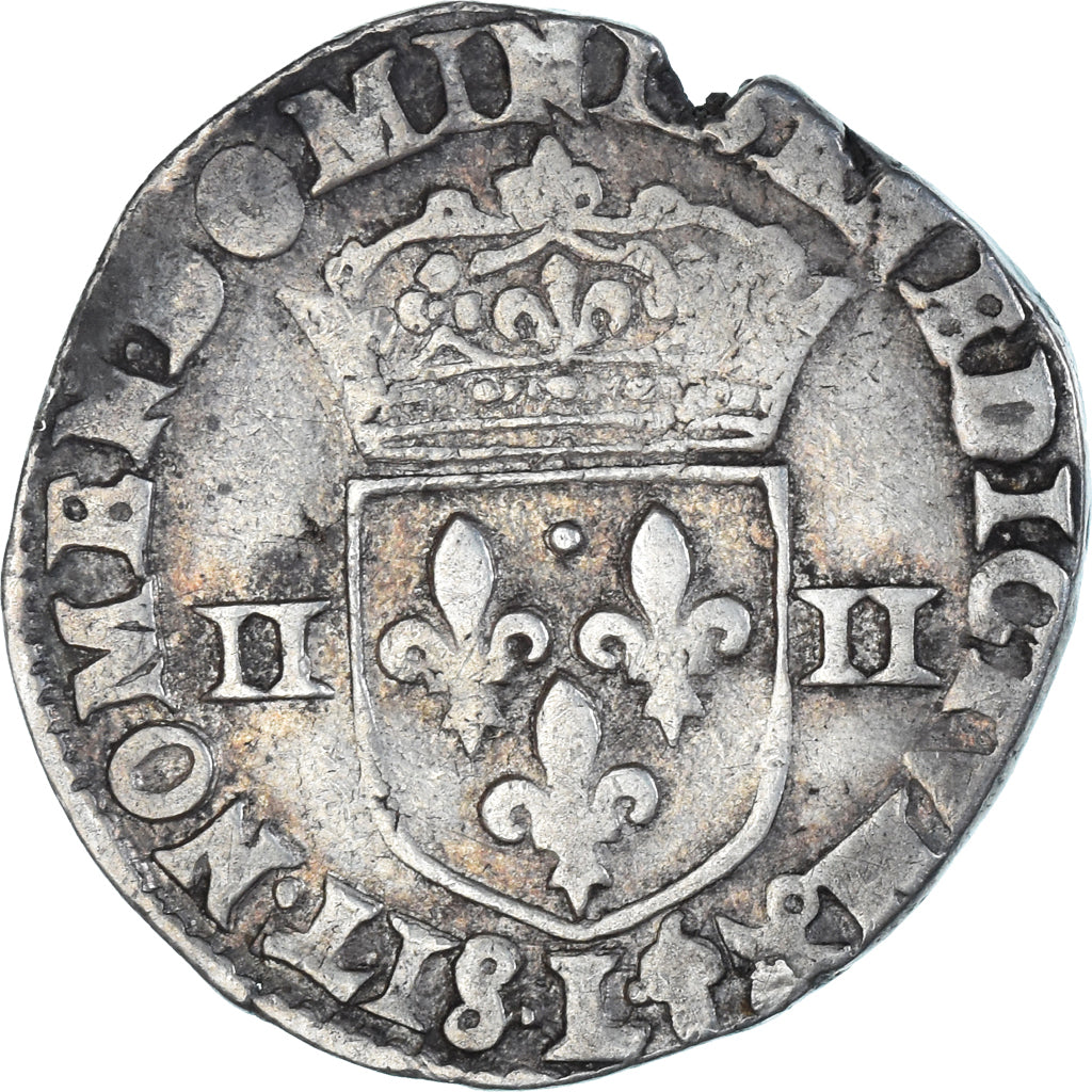 Münze, Frankreich, Henri IV, 1/4 Ecu, 1601, Bayonne, S+, Silber, Gadoury:597