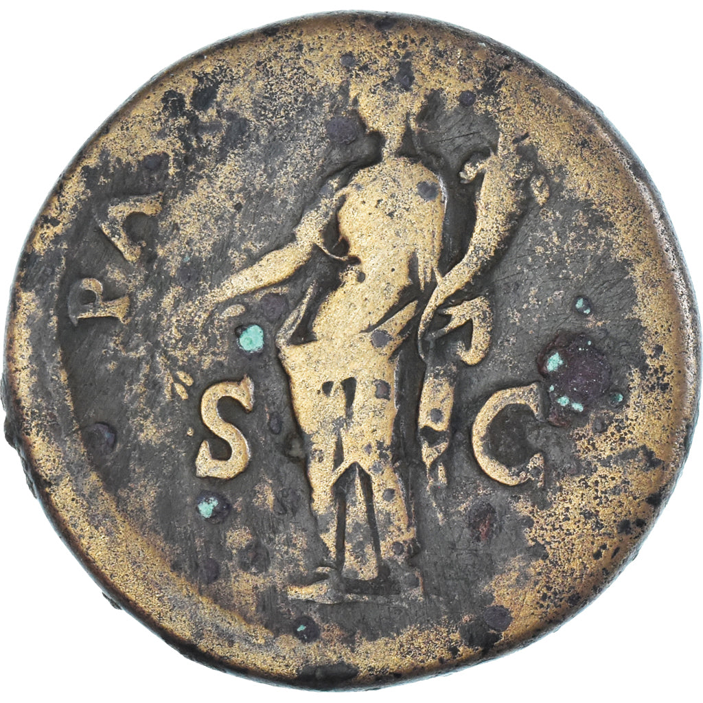 Coin, Titus, Sestertius, 80-81, Rome, VF(30-35), Bronze, RIC:155