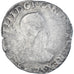 Moneta, Francia, Henri III, Teston, 1575, Nantes, MB, Argento, Gadoury:493