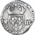 Moneta, Francia, Henri III, 1/8 Ecu, 1581, Bayonne, rogné, MB+, Argento