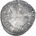 Moneda, Francia, Charles X, 1/4 Ecu, 1598, Nantes, BC+, Plata, Gadoury:521