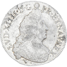 Coin, France, Louis XIV, 1/2 Ecu aux palmes, 1696, Lyon, réformé, AU(50-53)