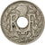 Moneta, Francja, Lindauer, 5 Centimes, 1922, Poissy, EF(40-45), Miedź-Nikiel