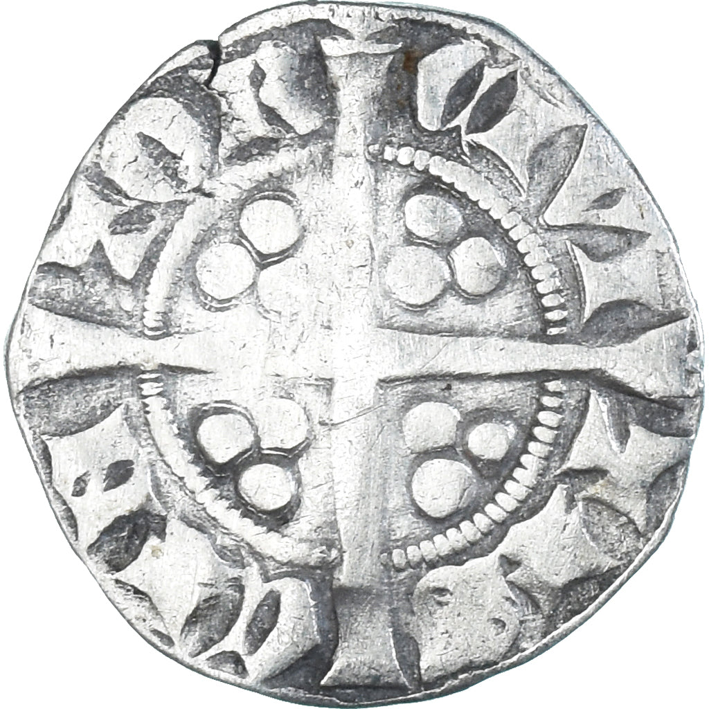 Coin, Great Britain, Edward I, II, III, Penny, Canterbury, VF(30-35), Silver