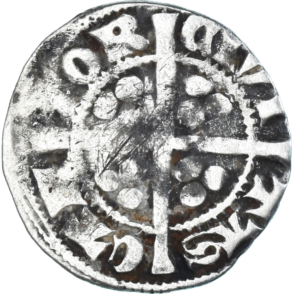 Coin, Great Britain, Edward I, II, III, Penny, Canterbury, VF(30-35), Silver