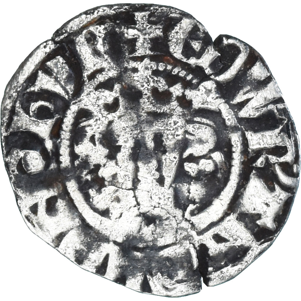 Coin, Great Britain, Edward I, II, III, Penny, Canterbury, VF(30-35), Silver