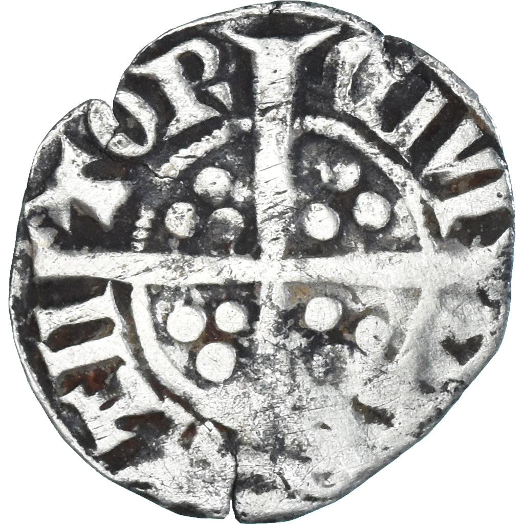 Coin, Great Britain, Edward I, II, III, Penny, Canterbury, VF(30-35), Silver