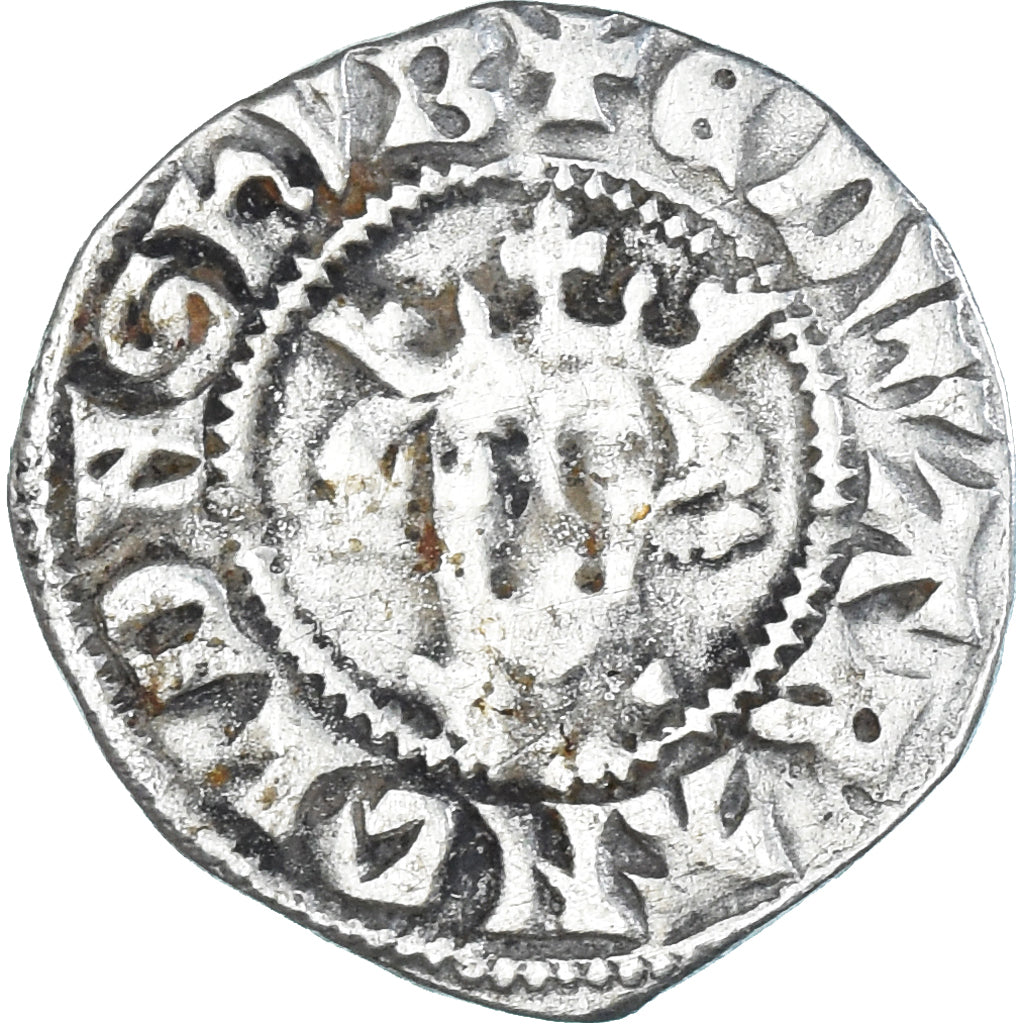 Coin, Great Britain, Edward I, II, III, Penny, Canterbury, VF(30-35), Silver