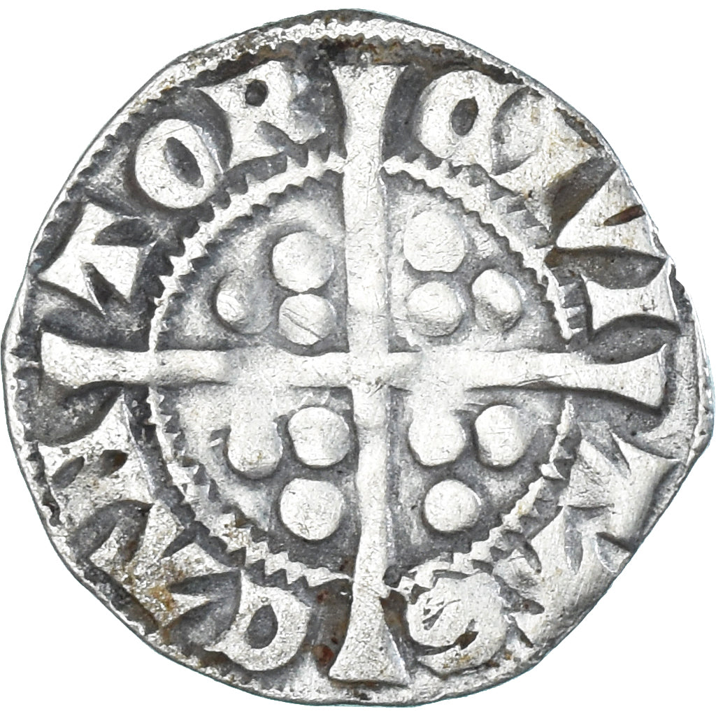 Coin, Great Britain, Edward I, II, III, Penny, Canterbury, VF(30-35), Silver