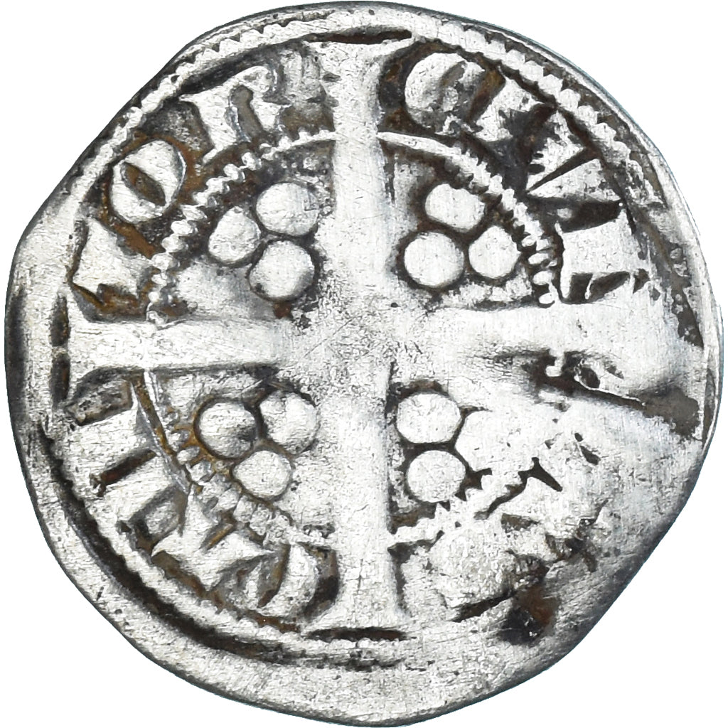 Coin, Great Britain, Edward I, II, III, Penny, Canterbury, VF(30-35), Silver