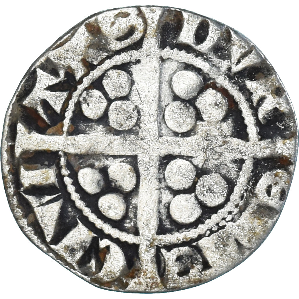 Coin, Great Britain, Edward I, II, III, Penny, Durham, VF(20-25), Silver