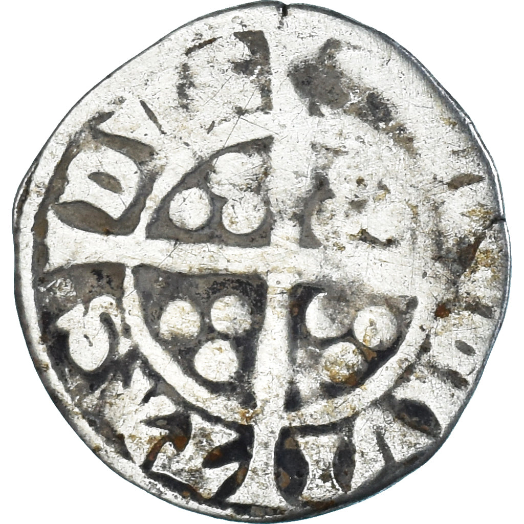 Coin, Great Britain, Edward I, II, III, Penny, Durham, VF(20-25), Silver
