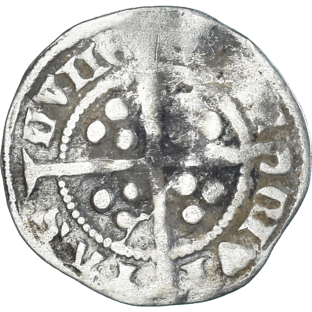 Coin, Great Britain, Edward I, II, III, Penny, Durham, VF(20-25), Silver