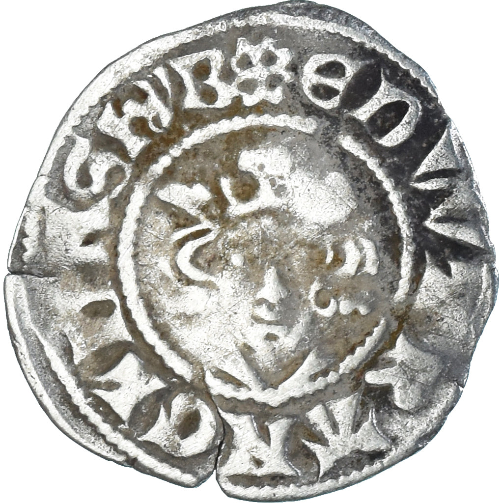 Coin, Great Britain, Edward I, II, III, Penny, Durham, VF(30-35), Silver
