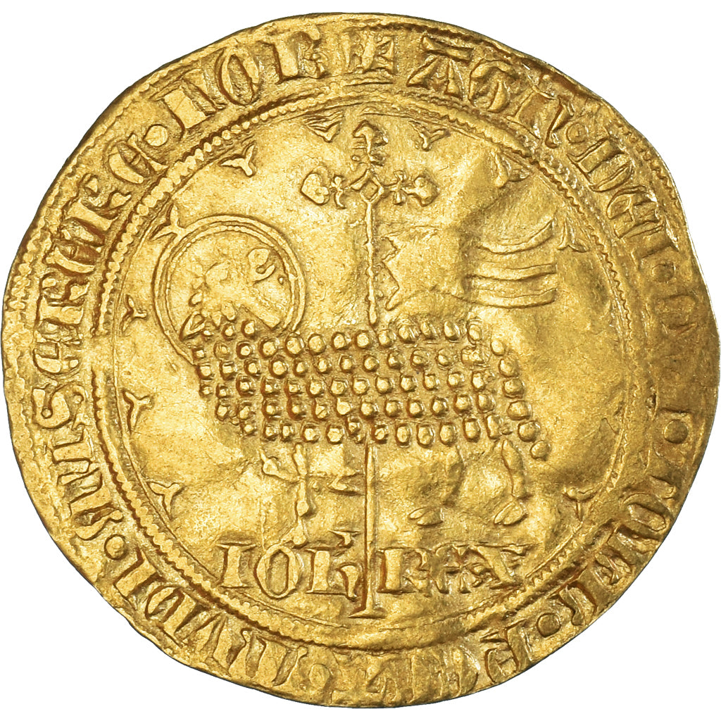 Coin, France, Jean II le Bon, Mouton d'or, 1355, AU(50-53), Gold, Duplessy:291A