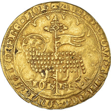 Monnaie, France, Jean II le Bon, Mouton d'or, 1355, TTB, Or, Duplessy:291A