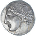 Coin, Sicily, Siculo-Punic decadrachm, ca. 260 BC, Carthage, AU(55-58), Silver