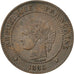 Münze, Frankreich, Cérès, 2 Centimes, 1883, Paris, SS+, Bronze, KM:827.1