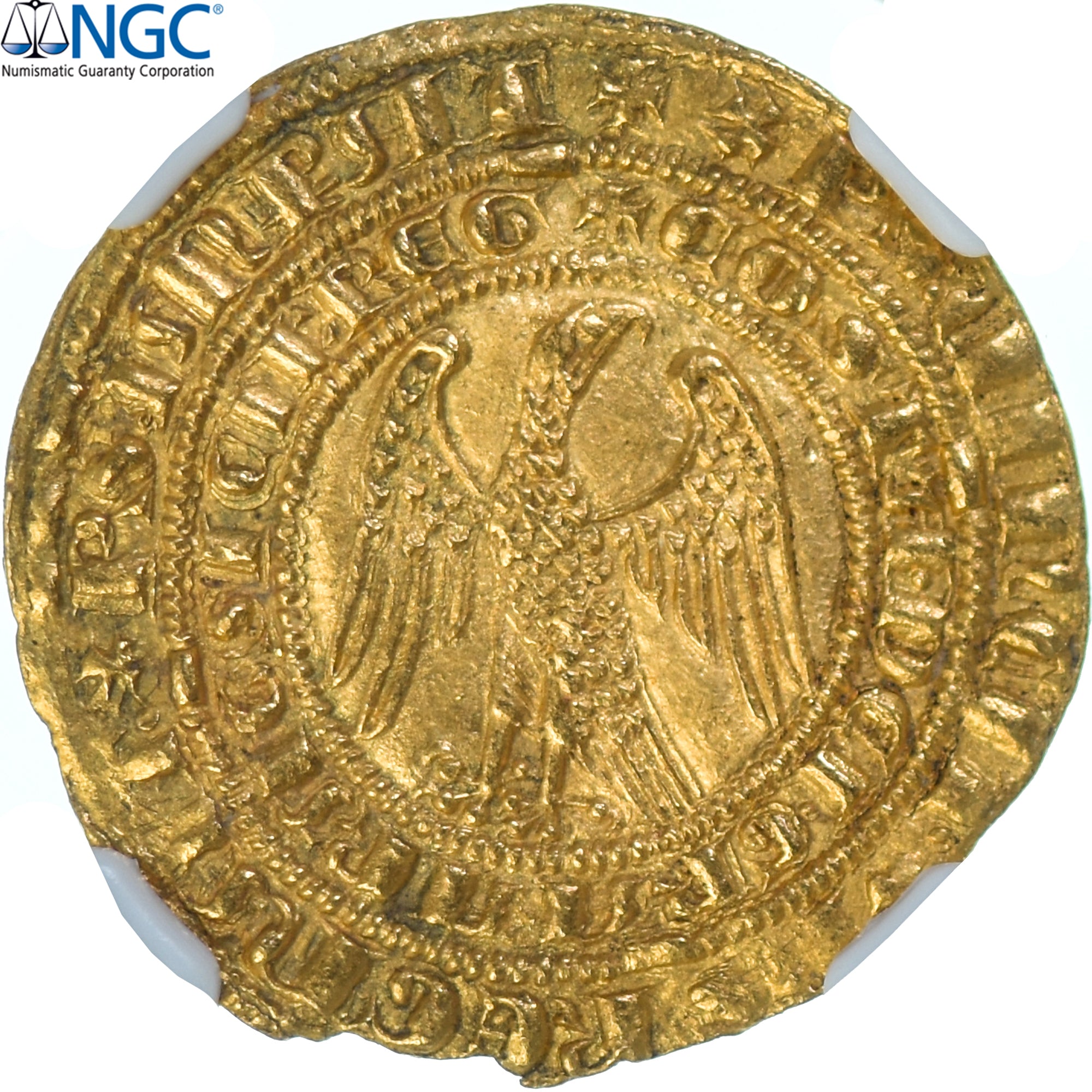 Monnaie, Sicile, Pietro de Aragon & Constanza de Hohenstaufen, Pierreale d'oro