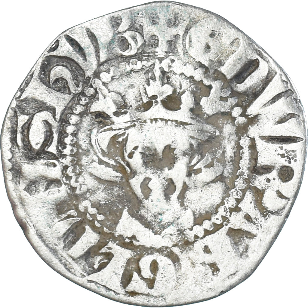 Coin, Great Britain, Edward I, II, III, Penny, Durham, VF(30-35), Silver