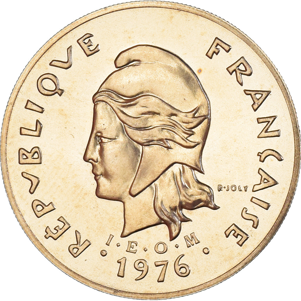 Coin, French Polynesia, 100 Francs, 1976, Monnaie de Paris, ESSAI, MS(65-70)
