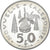 Moneda, Nueva Caledonia, 50 Francs, 1967, Monnaie de Paris, ESSAI, FDC, Níquel