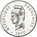 Moneda, TERRITORIO FRANCÉS DE LOS AFARS E ISSAS, 100 Francs, 1970, Monnaie de