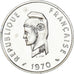 Moneta, AFARS E ISSAS FRANCESI, 50 Francs, 1970, Monnaie de Paris, ESSAI, FDC