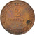 Münze, Frankreich, Cérès, 2 Centimes, 1890, Paris, VZ, Bronze, KM:827.1