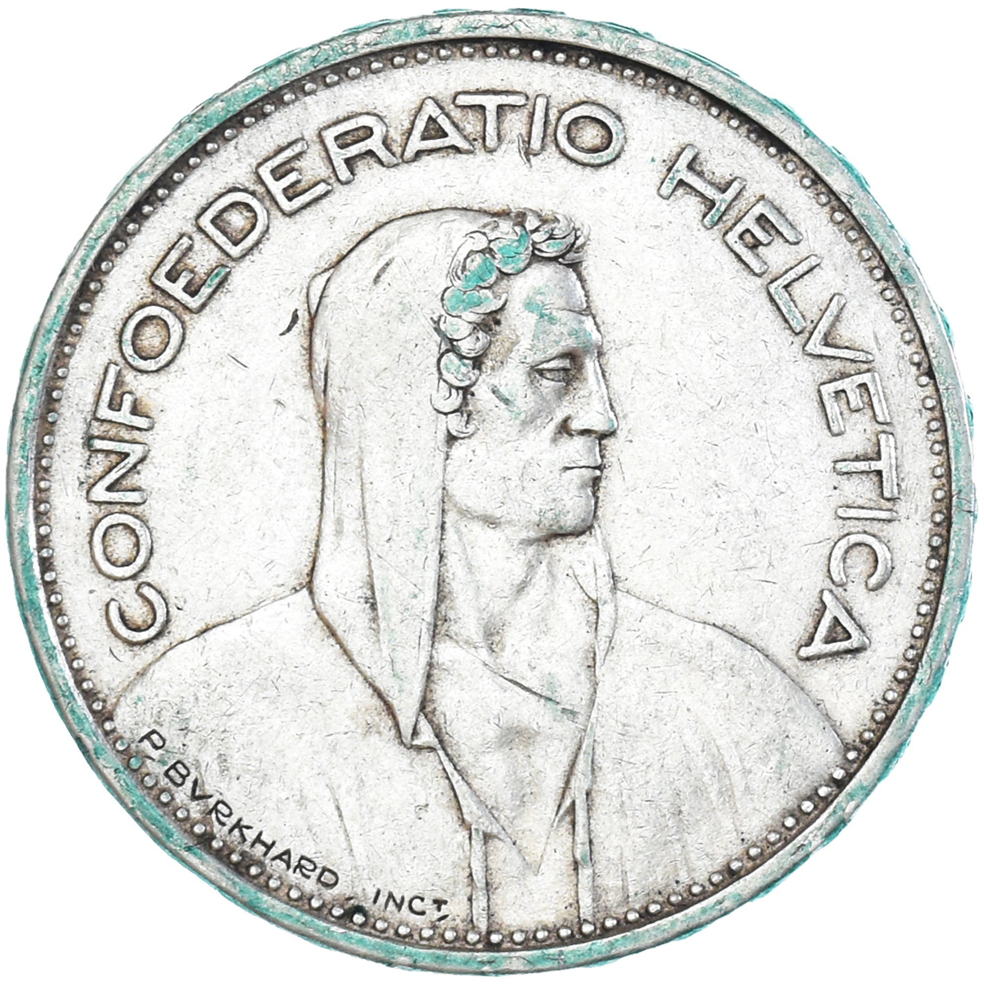 Coin, Switzerland, 5 Francs, 1933, Bern, EF(40-45), Silver, KM:40