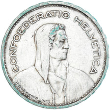 Coin, Switzerland, 5 Francs, 1933, Bern, EF(40-45), Silver, KM:40