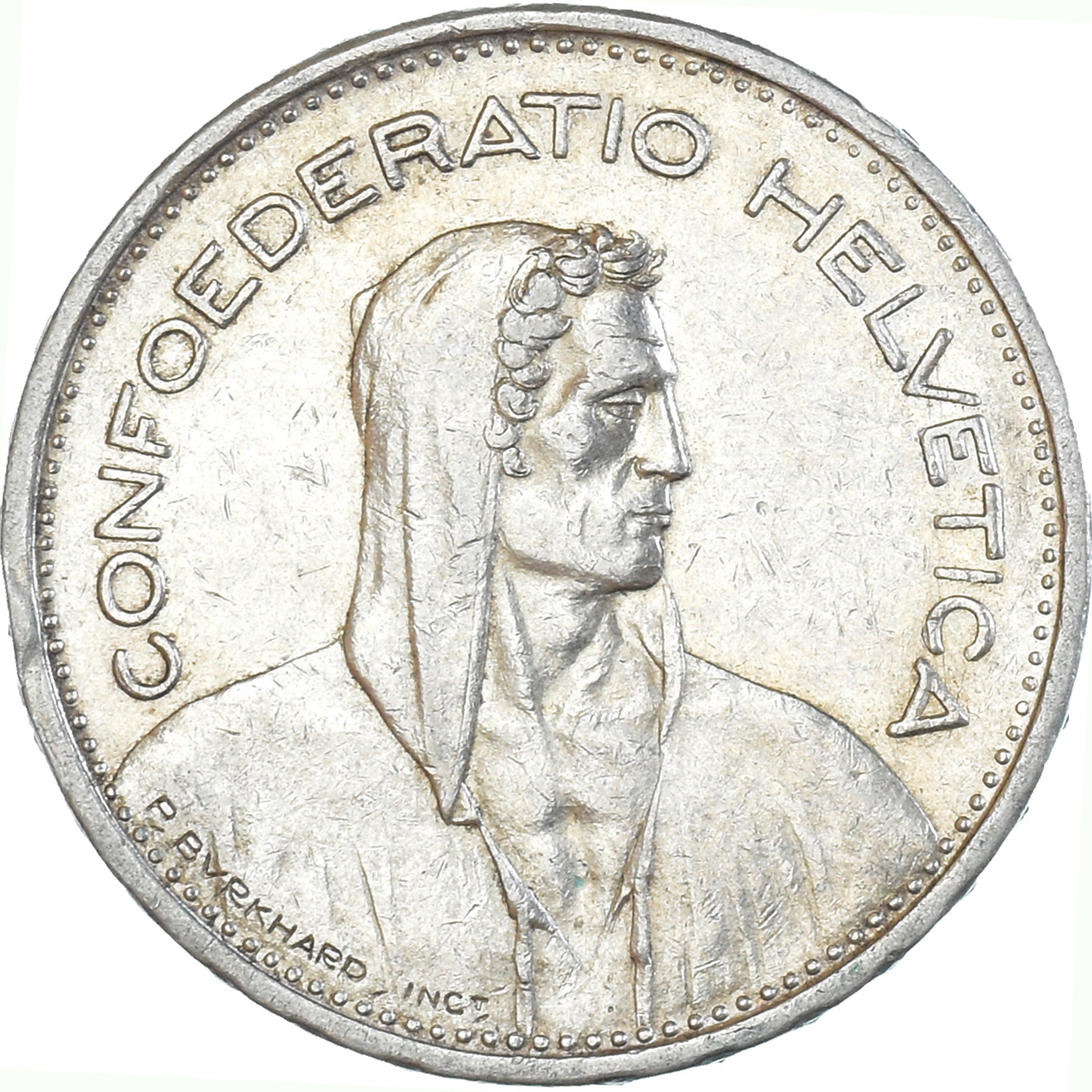 Coin, Switzerland, 5 Francs, 1940, Bern, EF(40-45), Silver, KM:40