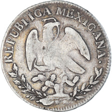 Coin, Mexico, 2 Reales, 1863, San Luis Potosi, VF(30-35), Silver, KM:374.11