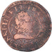 Coin, France, Henri III, Double Tournois au col fraisé, Amiens, VF(30-35)