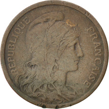 FRANCE, Dupuis, 2 Centimes, 1898, Paris, KM #841, VF(20-25), Bronze, 20.2,...