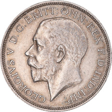 Moneta, Gran Bretagna, George V, Florin, Two Shillings, 1918, BB+, Argento
